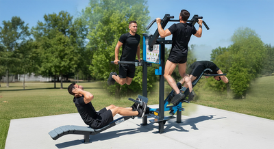 COMBINATION CORE RACK BAR DIPS CHIN UP