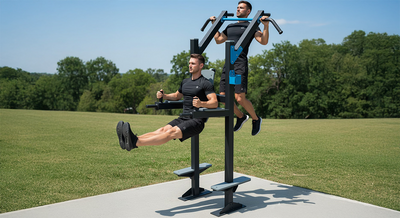LEG RAISE / PARALLEL BAR DIPS / CHIN UP