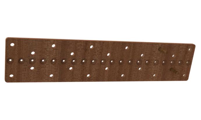 Wooden peg board