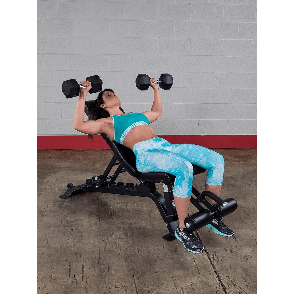 Body Solid SFID425 Commercial FID Bench with Hold Down
