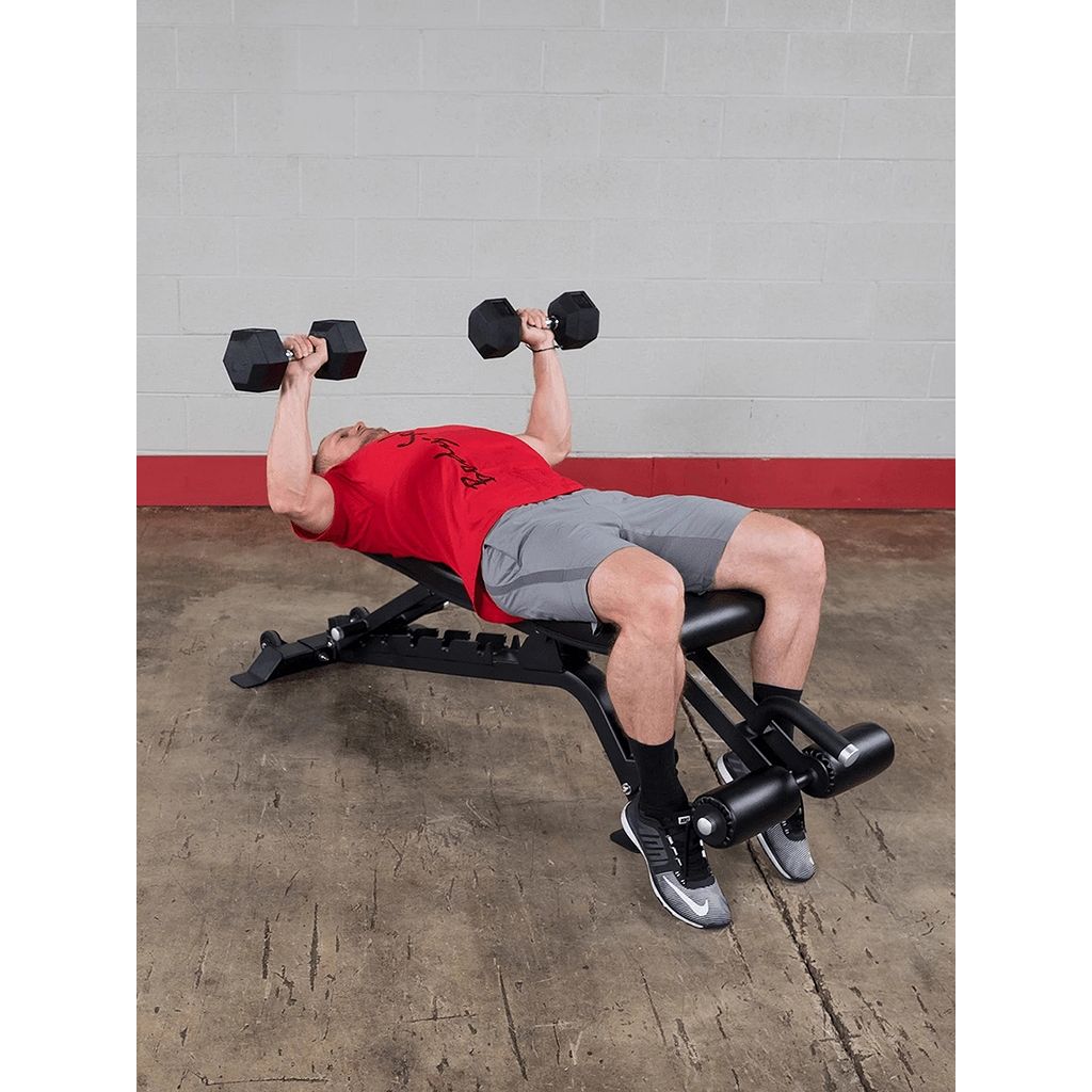 Body Solid SFID425 Commercial FID Bench with Hold Down