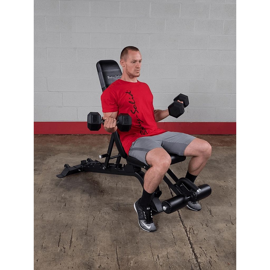 Body Solid SFID425 Commercial FID Bench with Hold Down