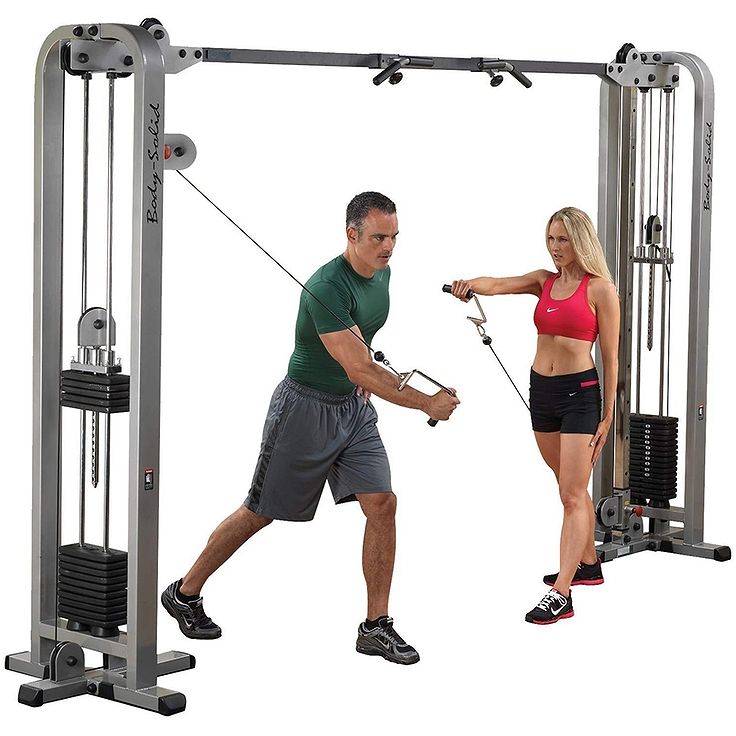 Body Solid SCC1200/3 – Dual Adjustable Pulley Functional Trainer - 310 lb Stack
