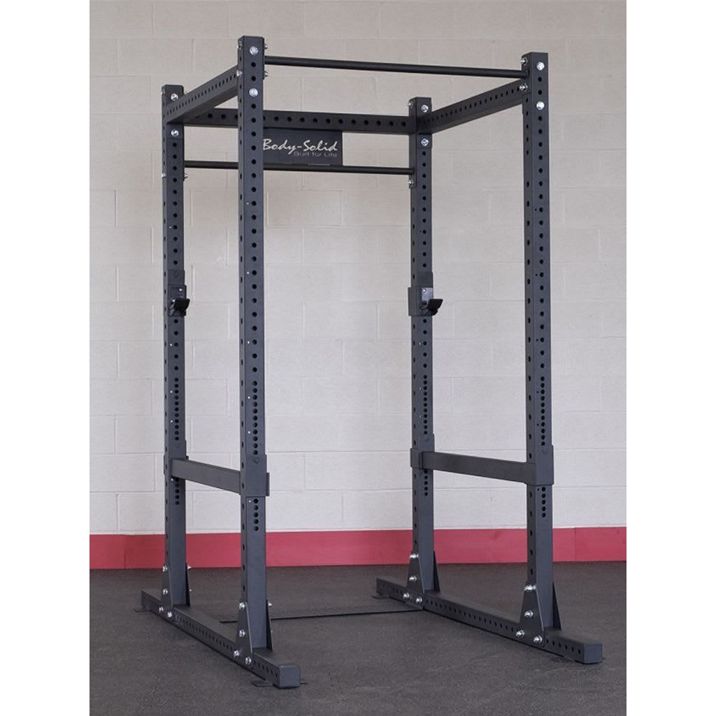Body Solid SPR1000 Double Power Rack with Monkey Bars & Rear Extensions