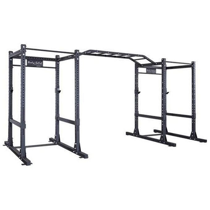 Body Solid SPR1000 Double Power Rack with Monkey Bars & Rear Extensions
