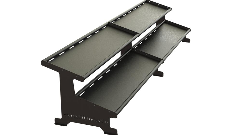 Dumbbell storage double rack