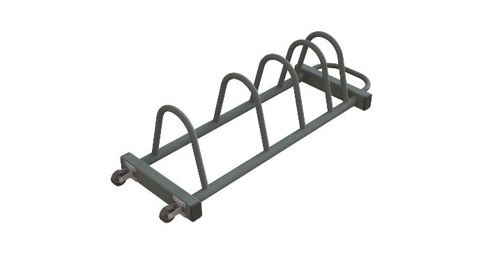 Disk storage trolley