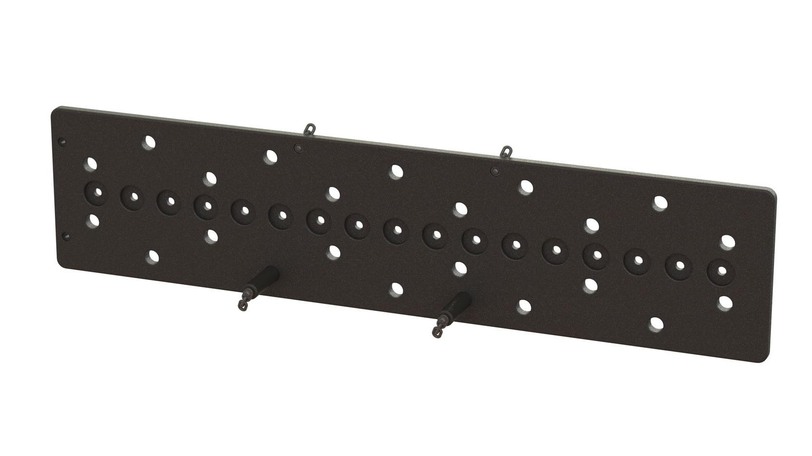 Plastic peg board