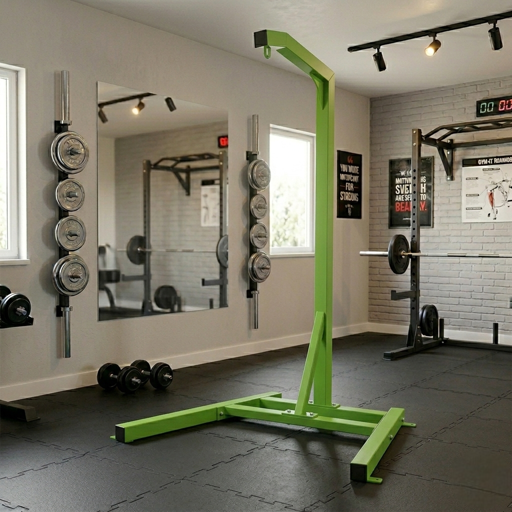 YALLA-HomeGym-Commercial-Heavy-Duty-Boxing-Bag-Stand-Green-1.png