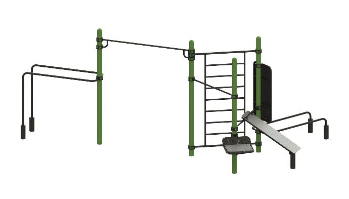 Calisthenics outdoor training station