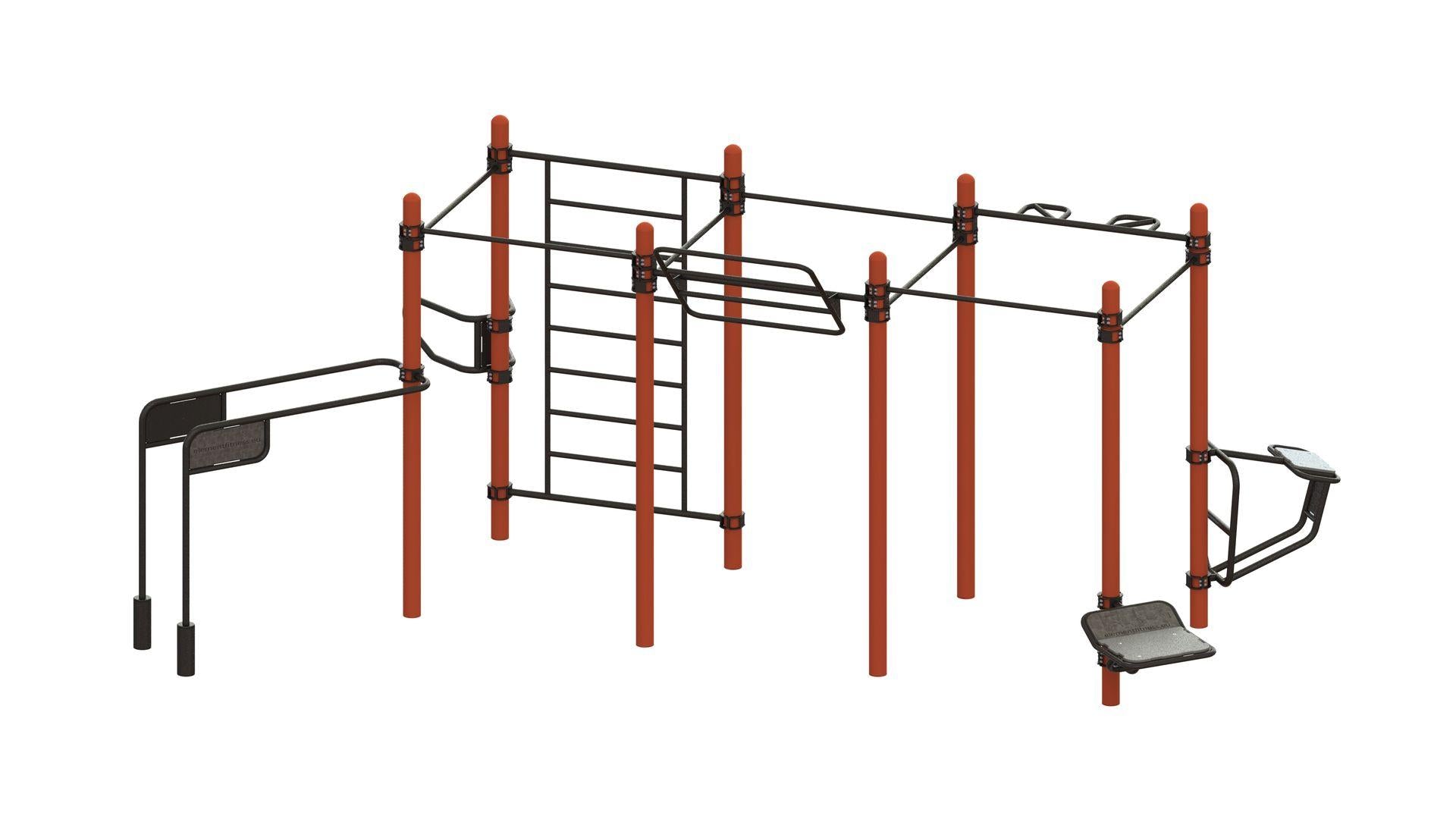 Outdoor functional training station