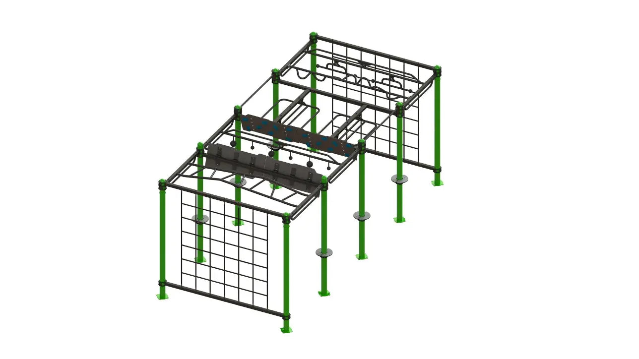 Outdoor Ninja and obstacle course training station