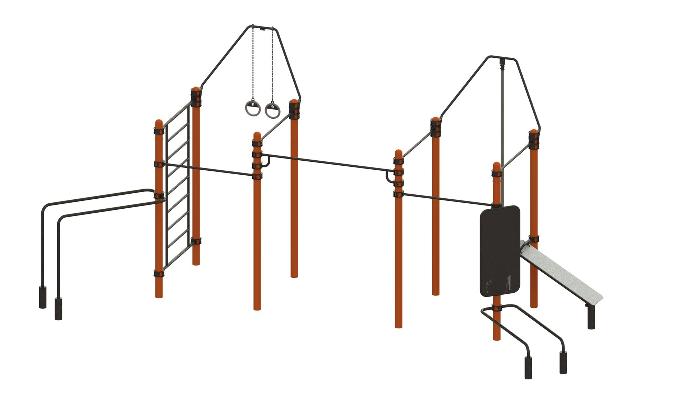 Calisthenics outdoor training station