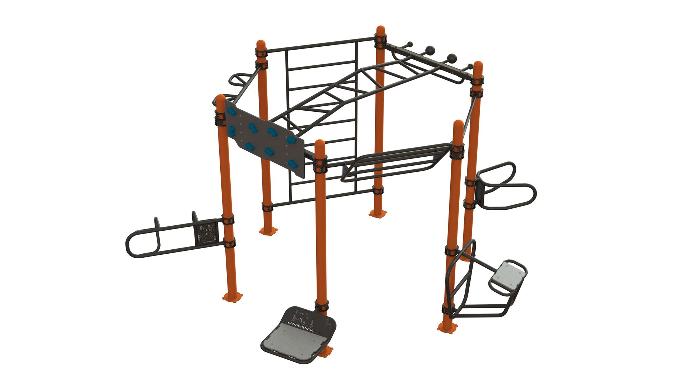 Obstacle HEX - outdoor training station with obstacle elements
