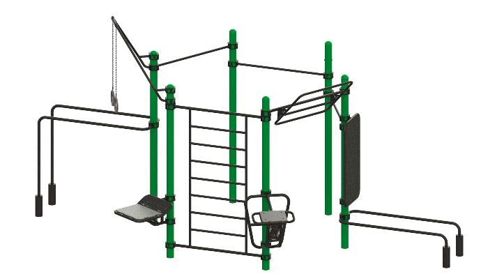 Calisthenics outdoor training station