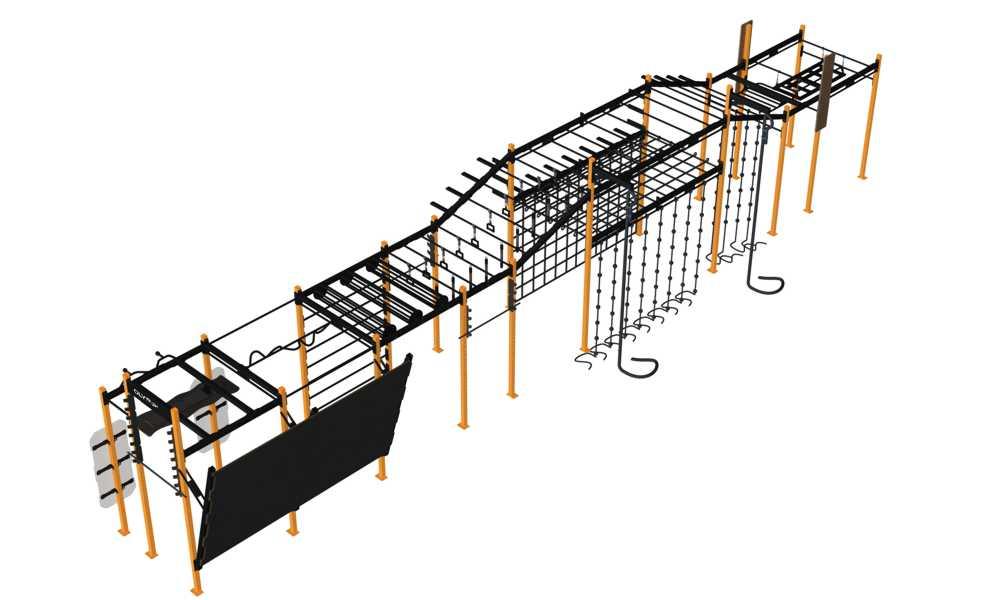 Obstacle and ninja training multi rig