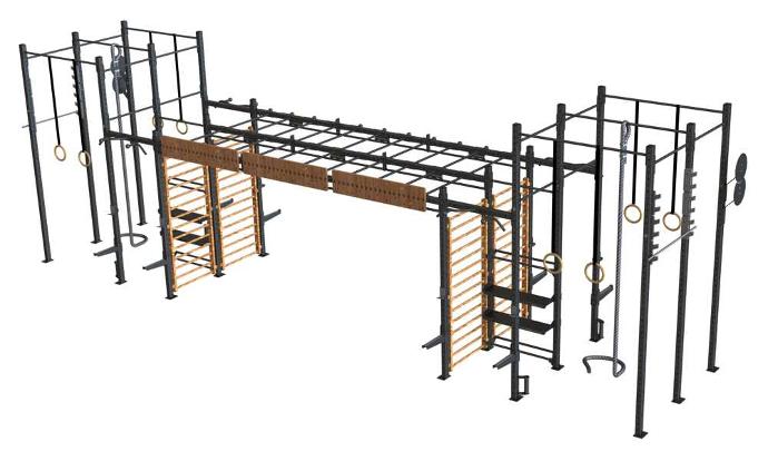 Obstacle and cross training multi rig
