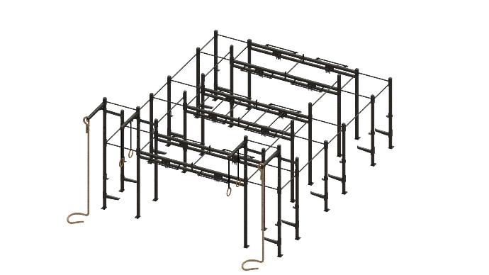 Triple Cross Fitness Bridge