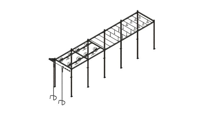 Obstacle training multi-rig