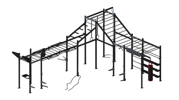 "Peak" obstacle and ninja multi rig