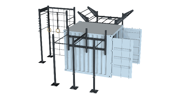 10" Element Fitness training container