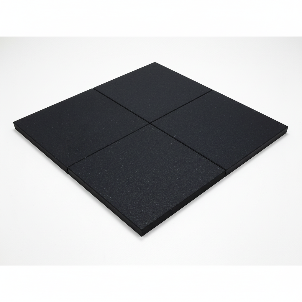 40MM EXTRA THICK Rubber Heavy-Duty Gym Floor Mat, Rubber Floor Tiles, (1 SQUARED METER)