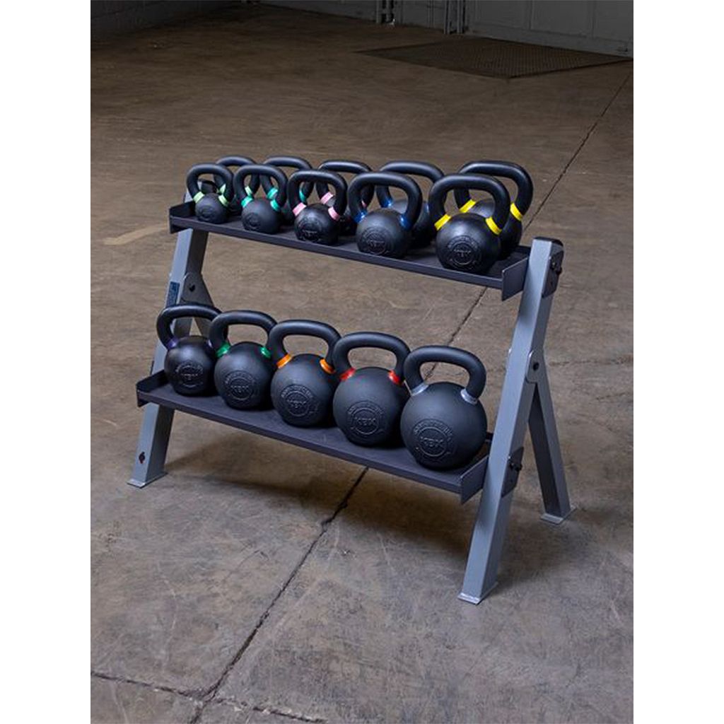 Body Solid Reversible Dumbbell and Kettlebell Rack GDKR100