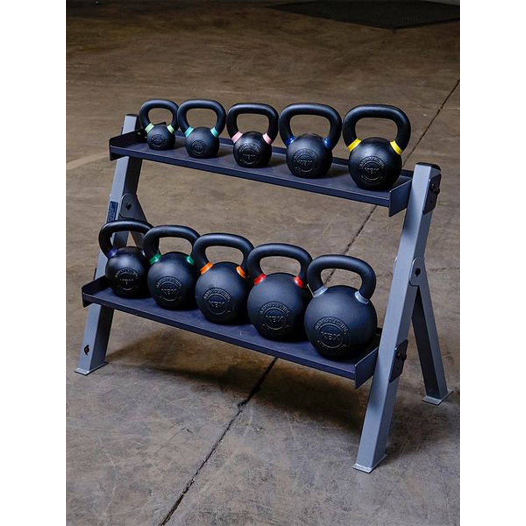Body Solid Reversible Dumbbell and Kettlebell Rack GDKR100