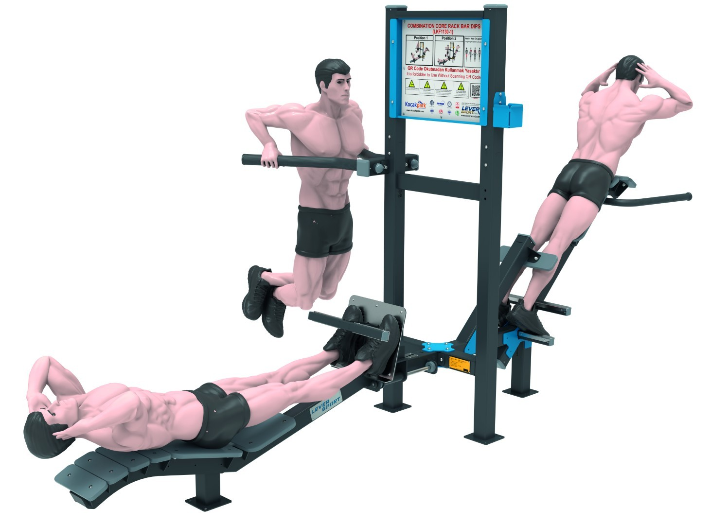 COMBINATION CORE RACK BAR DIPS – LKF 1130-1