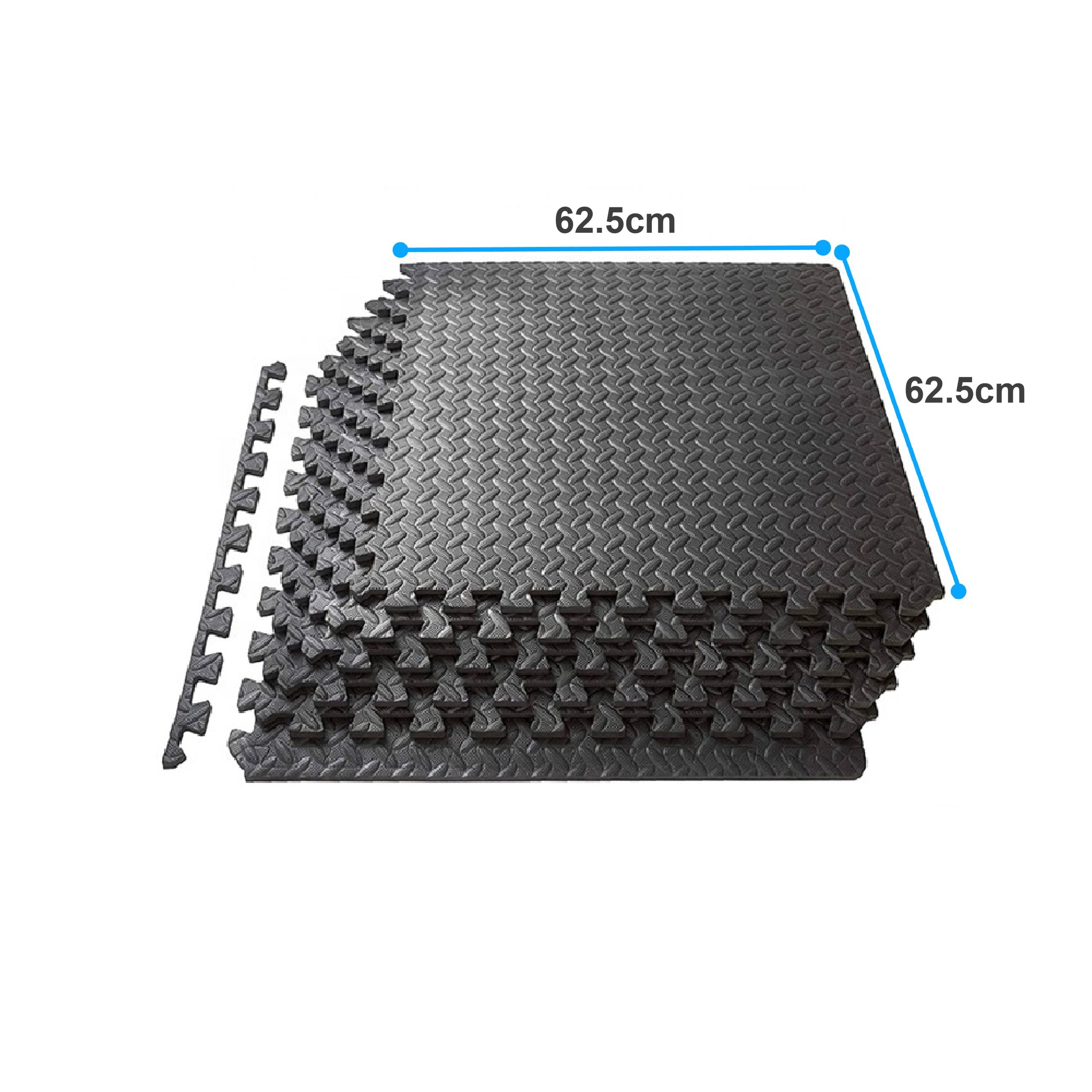 YALLA HomeGym 10MM EVA Foam Interlocking Floor Mats, Puzzle Flooring Tiles