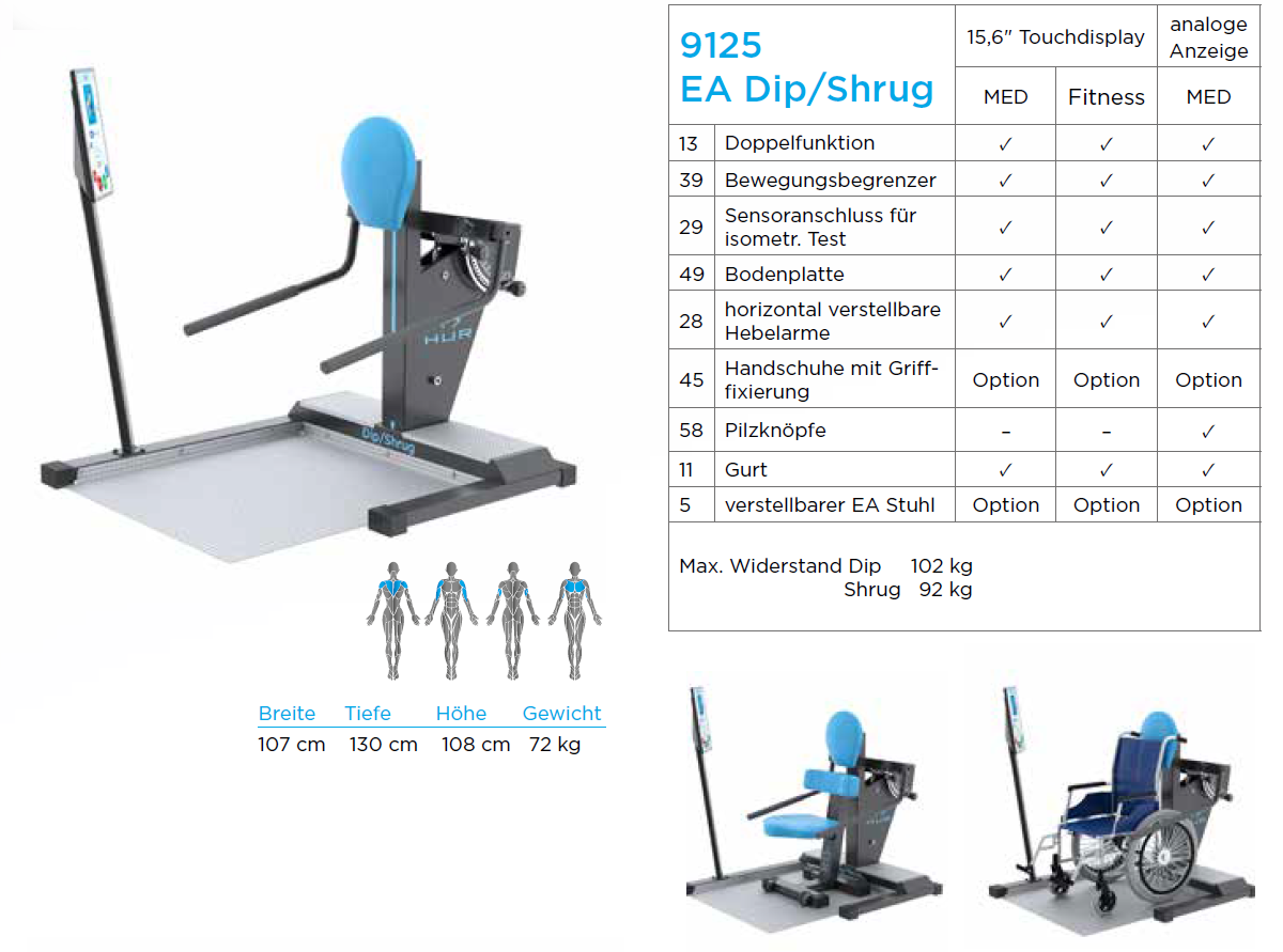 Dip / Shrug Easy Access 9125