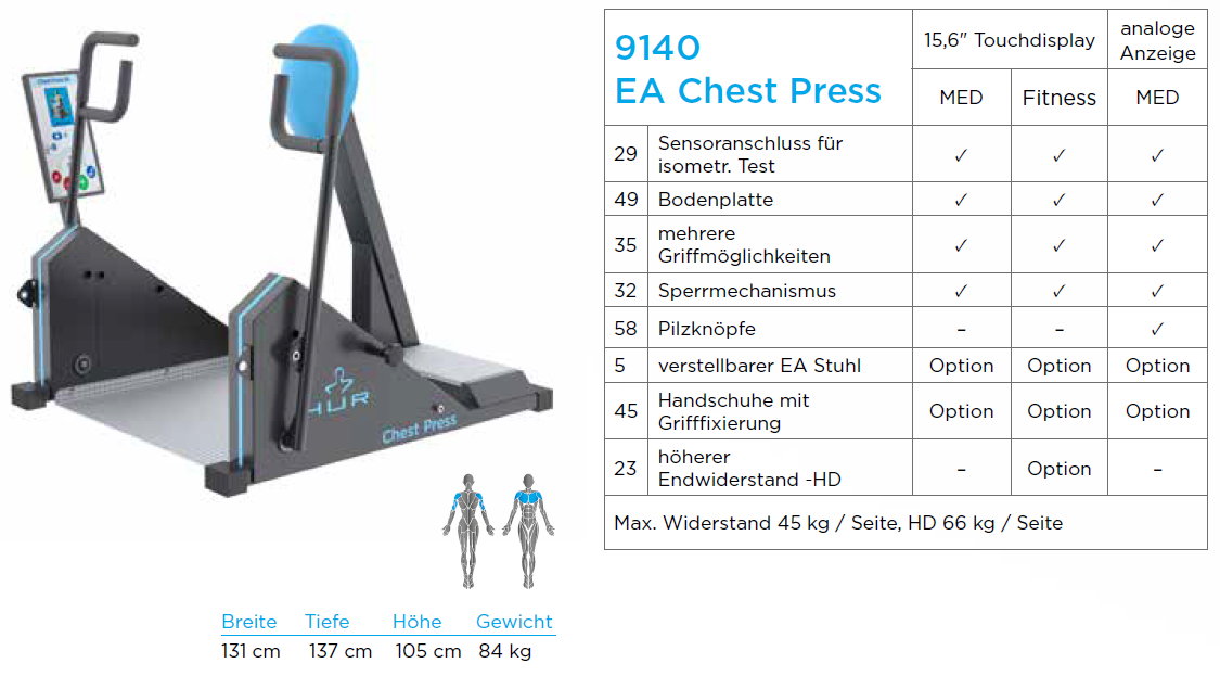 Chest Press Easy Access 9140