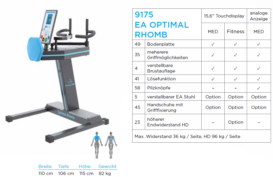 Optimal Rhomb Easy Access 9175