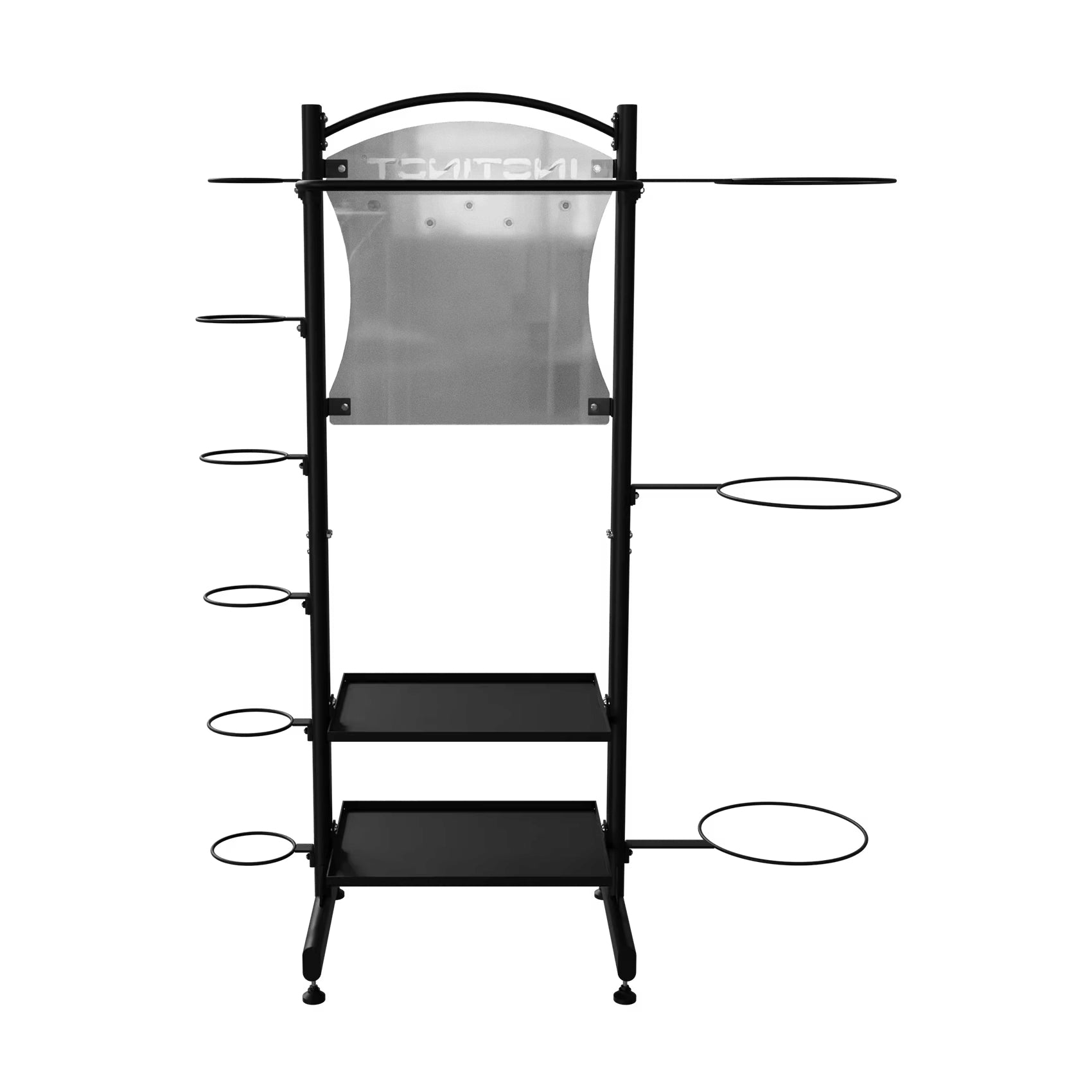 Nautilus Instinct Accessory Rack - Compact Storage for Gym Essentials