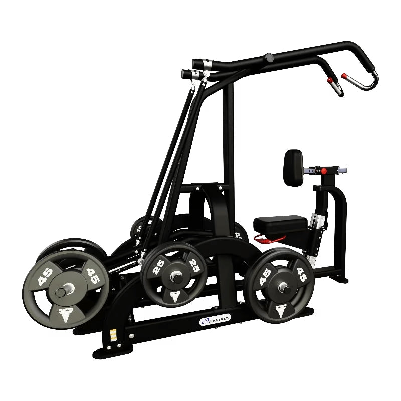 Nautilus Leverage High Row - Plate Loaded Back Trainer with Diverging Motion
