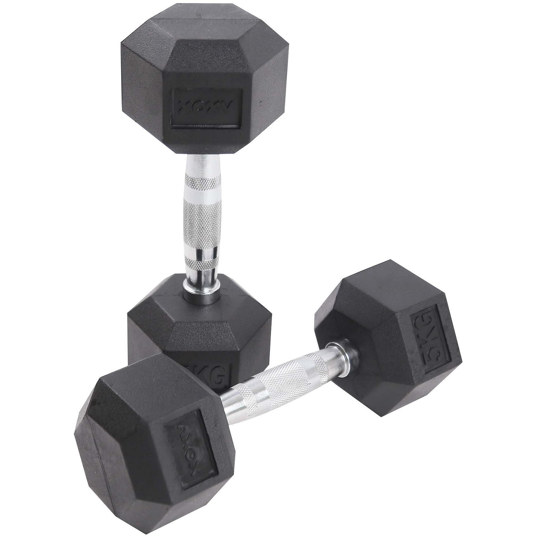 Axox Fitness Hex Dumbbell Set With Rack | 2.5 Kg - 25 Kg