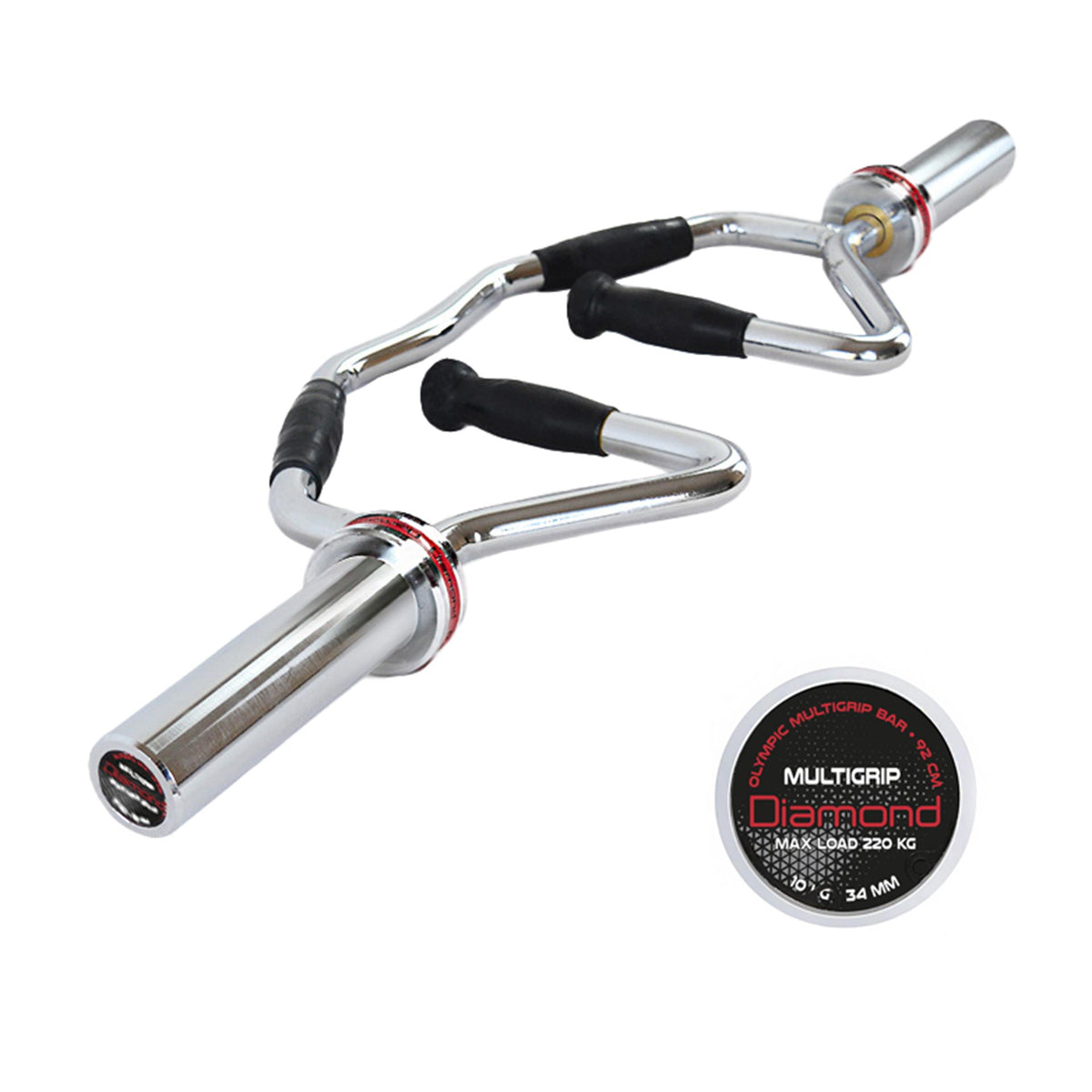 OLYMPIC BARBELL – MULTIGRIP – 220 kg