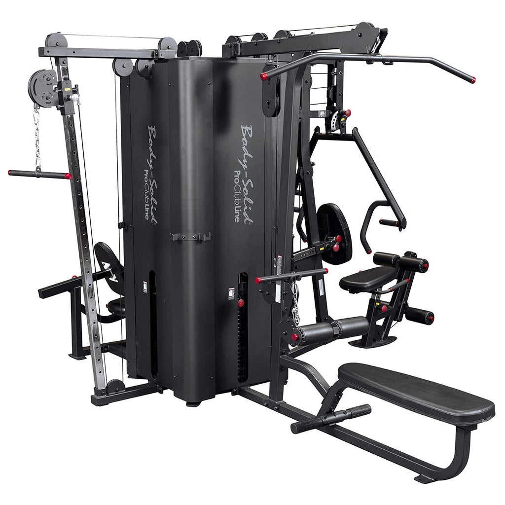 Body Solid S1000 Pro Clubline 4 Station Commercial Mutli Gym