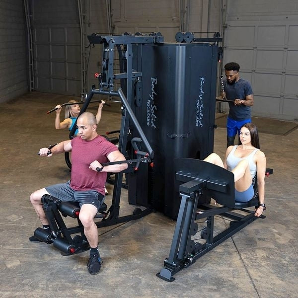 Body Solid S1000 Pro Clubline 4 Station Commercial Mutli Gym