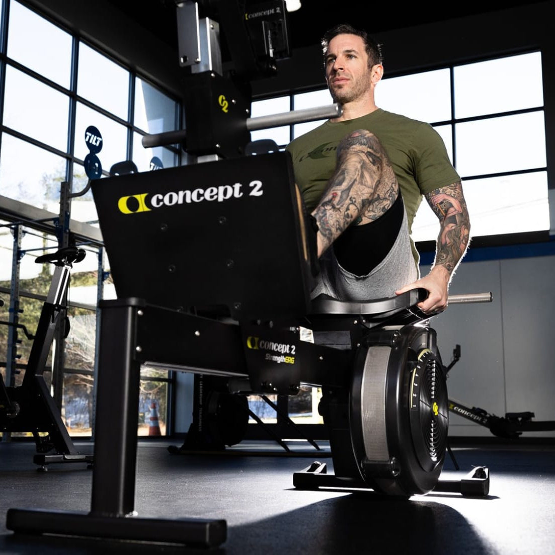 Concept 2 StrengthErg Full-Body Air Resistance Strength Trainer