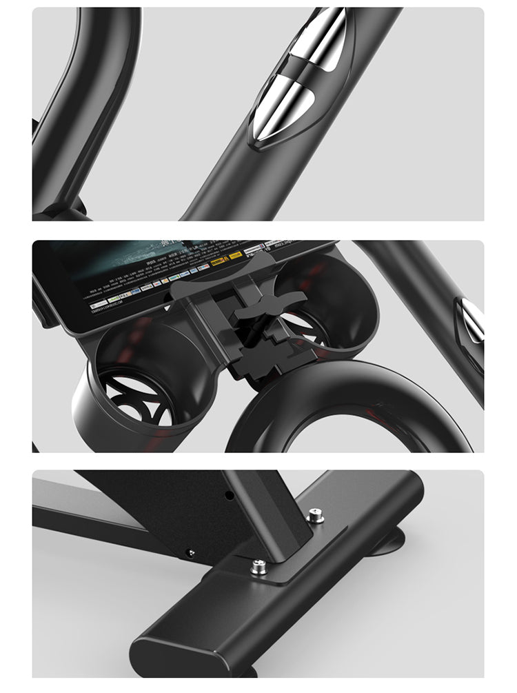 YALLA HomeGym SUPER Spinning Bike, Magnetic Indoor Cycling Bike, Belt Drive Indoor Exercise Bike, LCD Display (13KG Flywheel Magnetic Resistance)