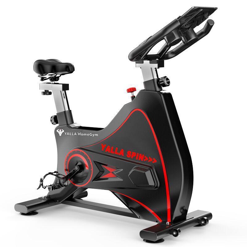 YALLA HomeGym SUPER Spinning Bike, Magnetic Indoor Cycling Bike, Belt Drive Indoor Exercise Bike, LCD Display (13KG Flywheel Magnetic Resistance)