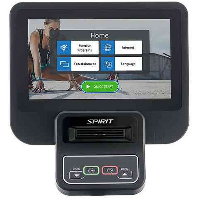 Spirit Fitness CU800ENT+ Commercial Upright Bike With Smart Console