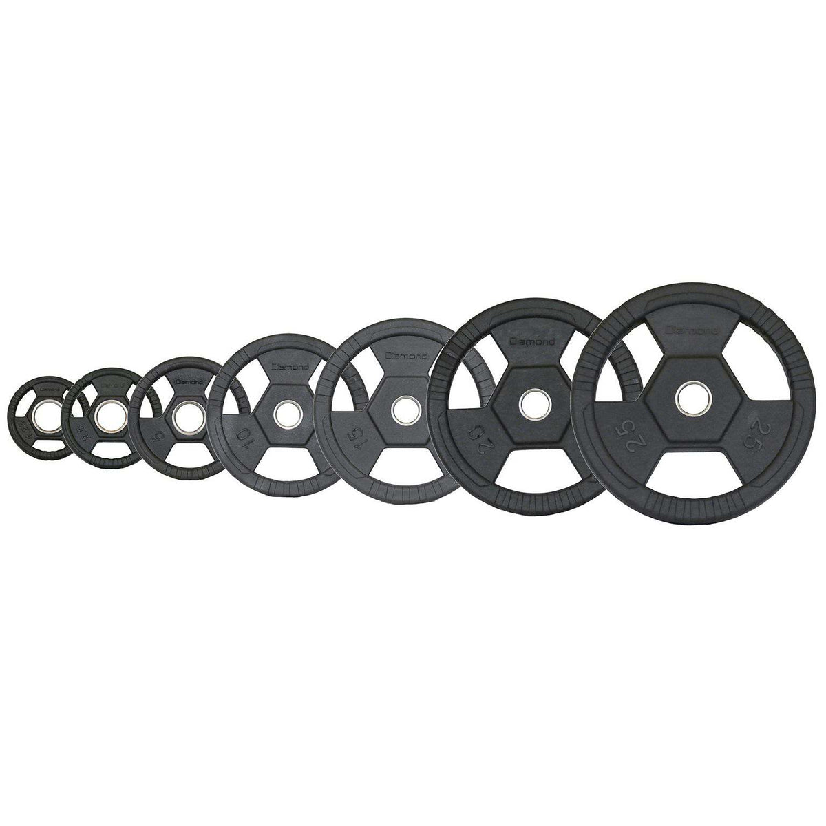TRI-GRIP PRO RUBBER-COATED OLYMPIC DISC