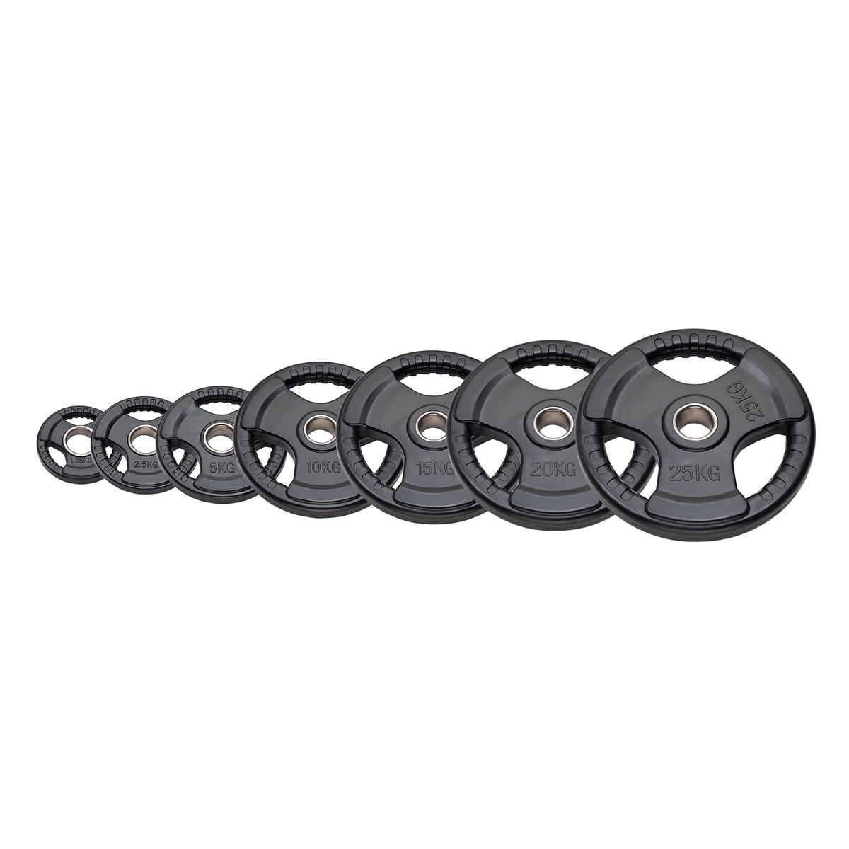 TRI-GRIP RUBBER-COATED OLIMPICO CAST IRON DISC