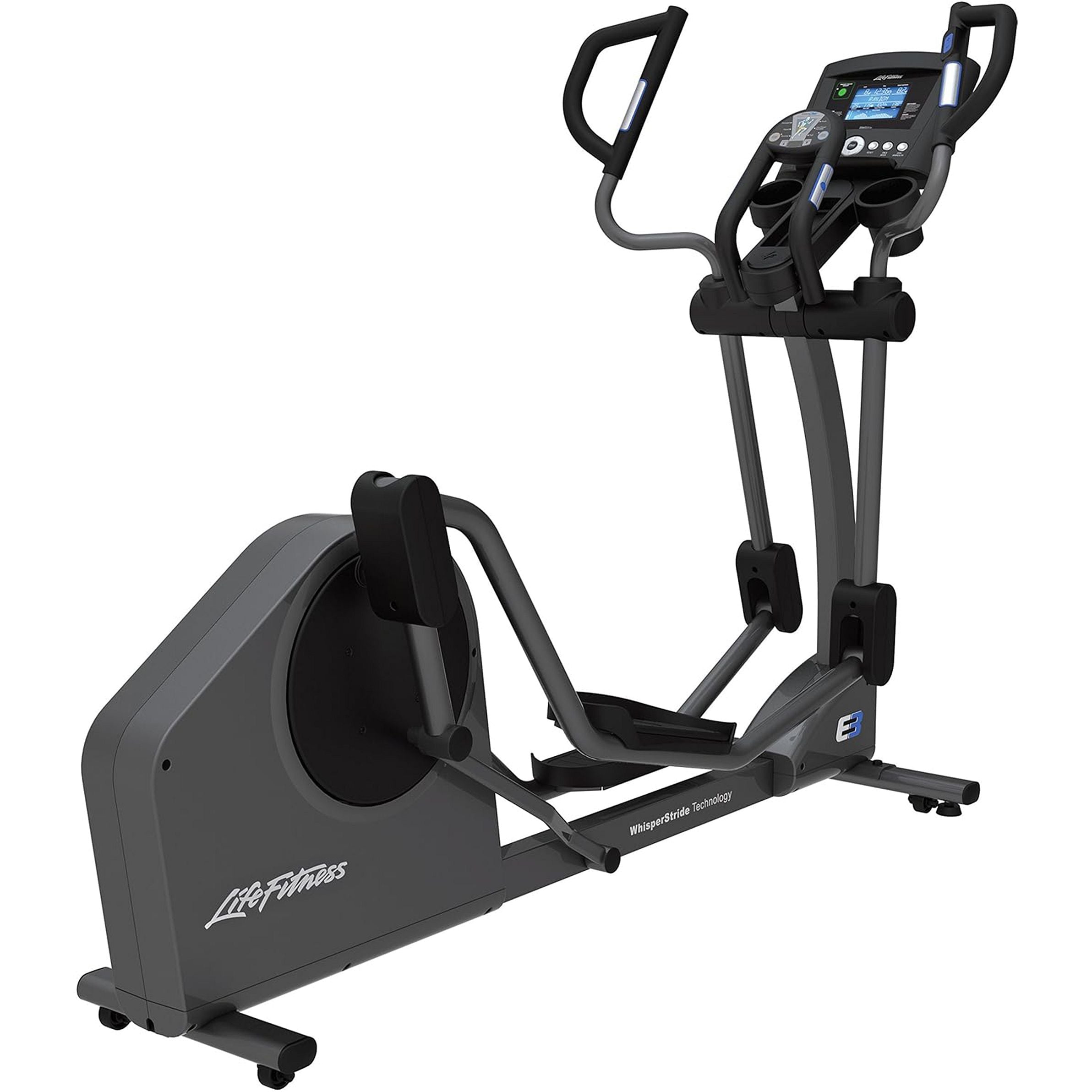 Life Fitness E3 Cross-Trainer Base, Titanium-Base+Go Console