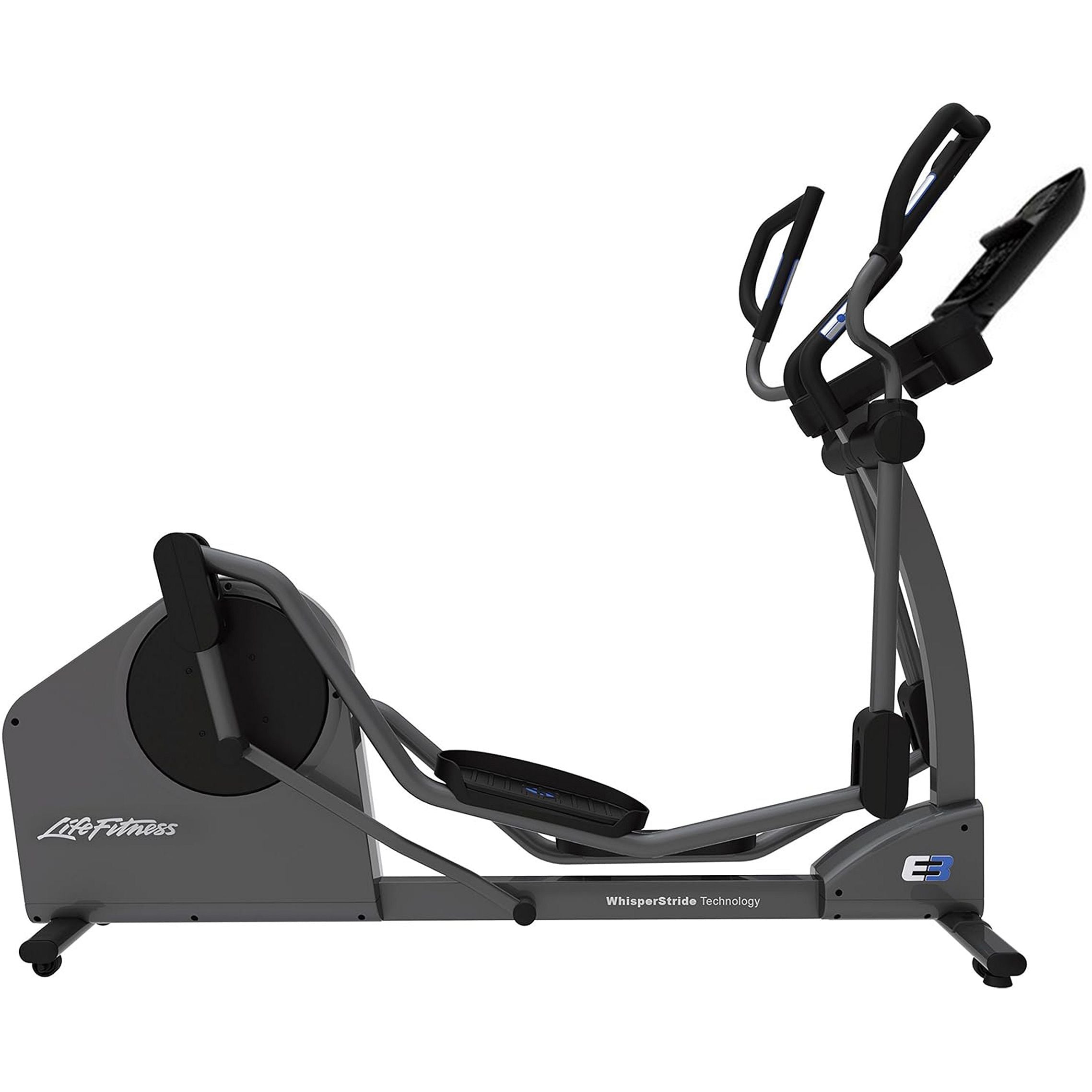Life Fitness E3 Elliptical Cross-Trainer Base, Titanium, Base+Track Console
