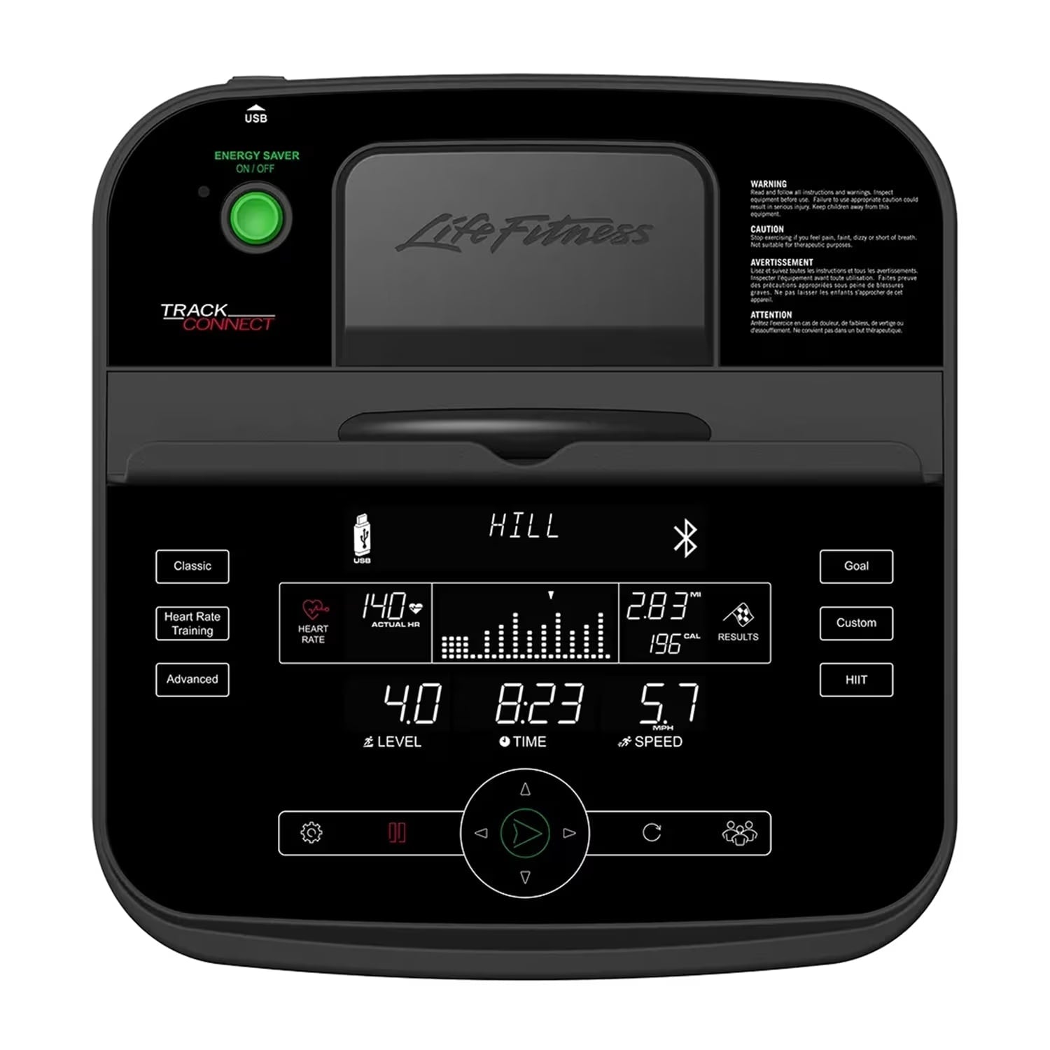 Life Fitness E5 Elliptical Cross Trainer with Track Connect Console