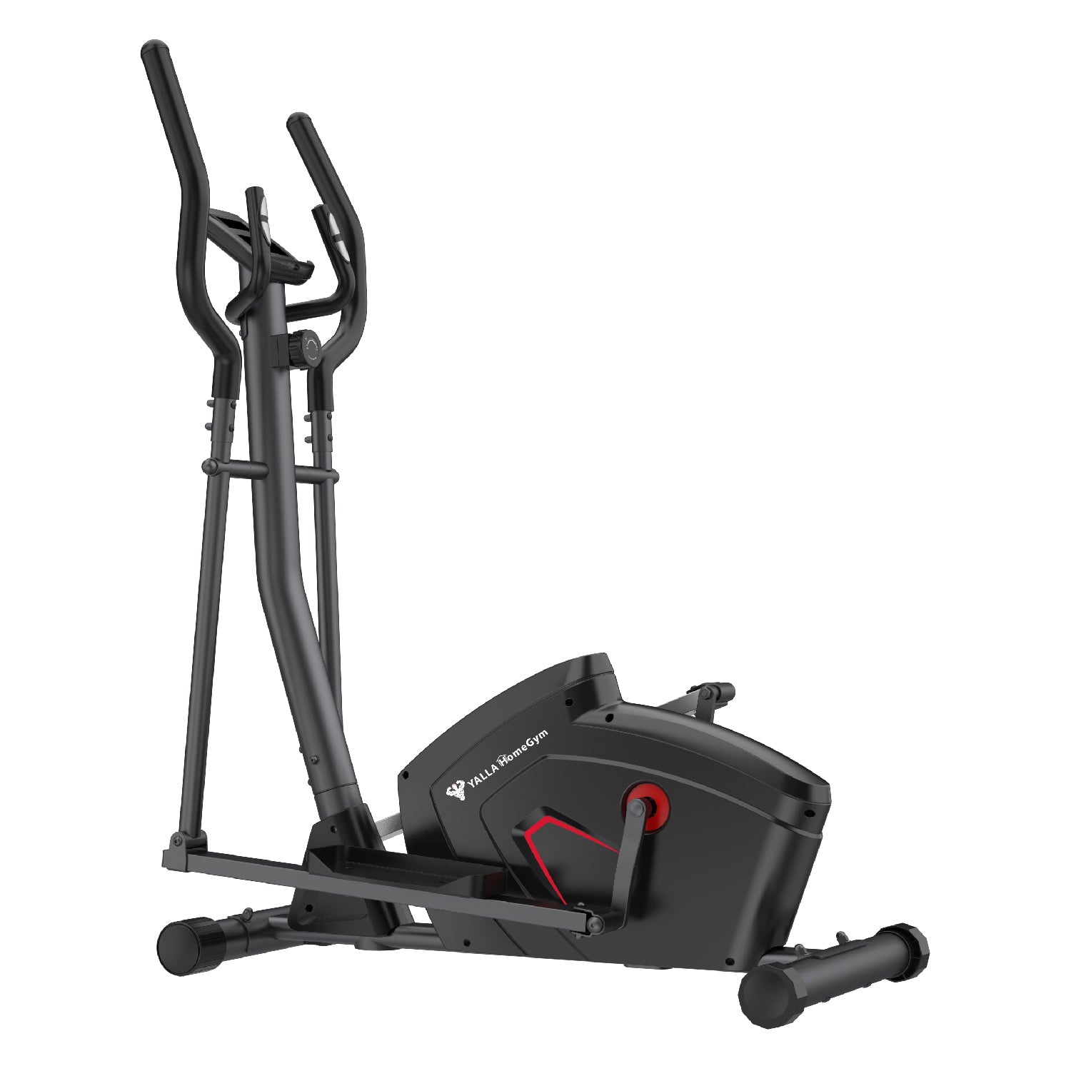 YALLA HomeGym Elliptical Cross Trainer Machine with 8 Level Magnetic Resistance, Cardio Workout Exercise Bike, 100KG Max User
