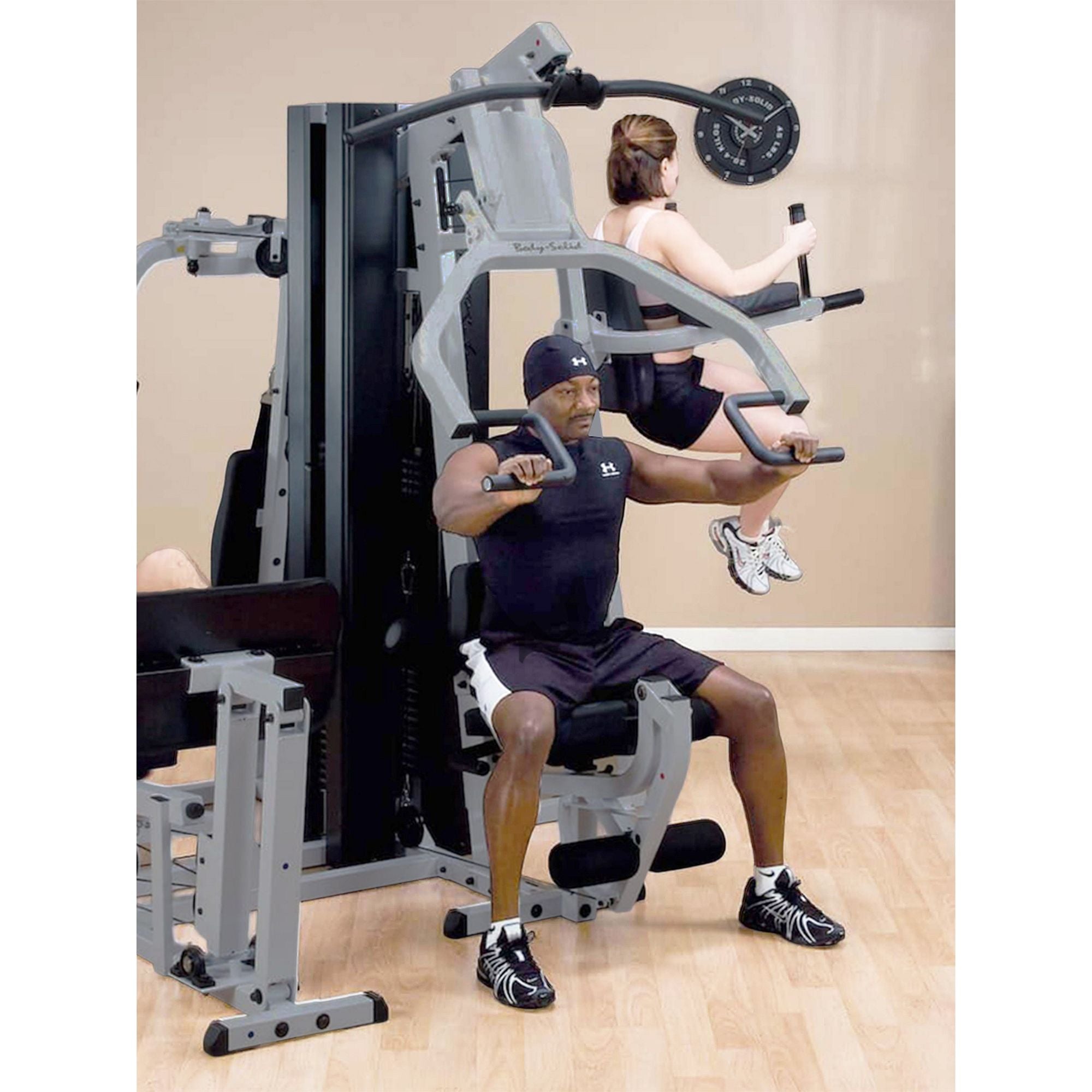 Body Solid EXM3000 Home Gym with VKR30 Vertical Knee Raise Attachment